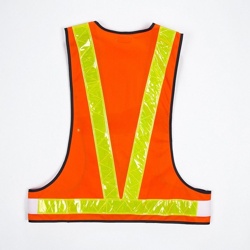 Safety Vest V Series Orange - Image 2