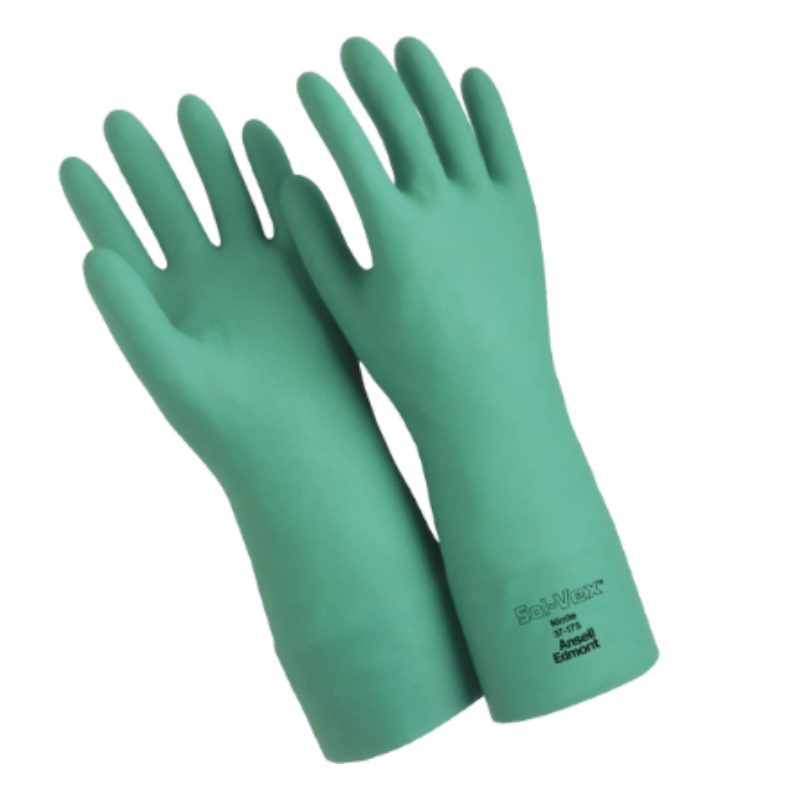 Ansell Solvex Nitrile Chemical Gloves 13″
