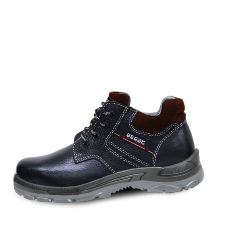 Oscar ” Super-Tec R” 202 Black Mid Cut Safety Shoe - Image 3