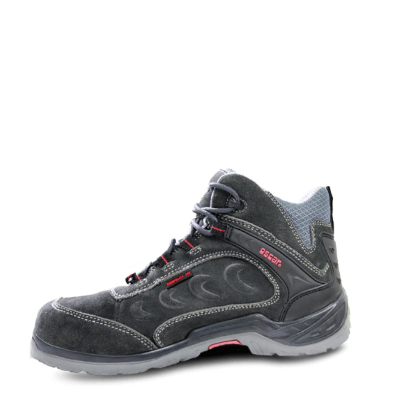Oscar “Explorer” 128 Grey Metal Free Mid Cut Safety Shoe - Image 2
