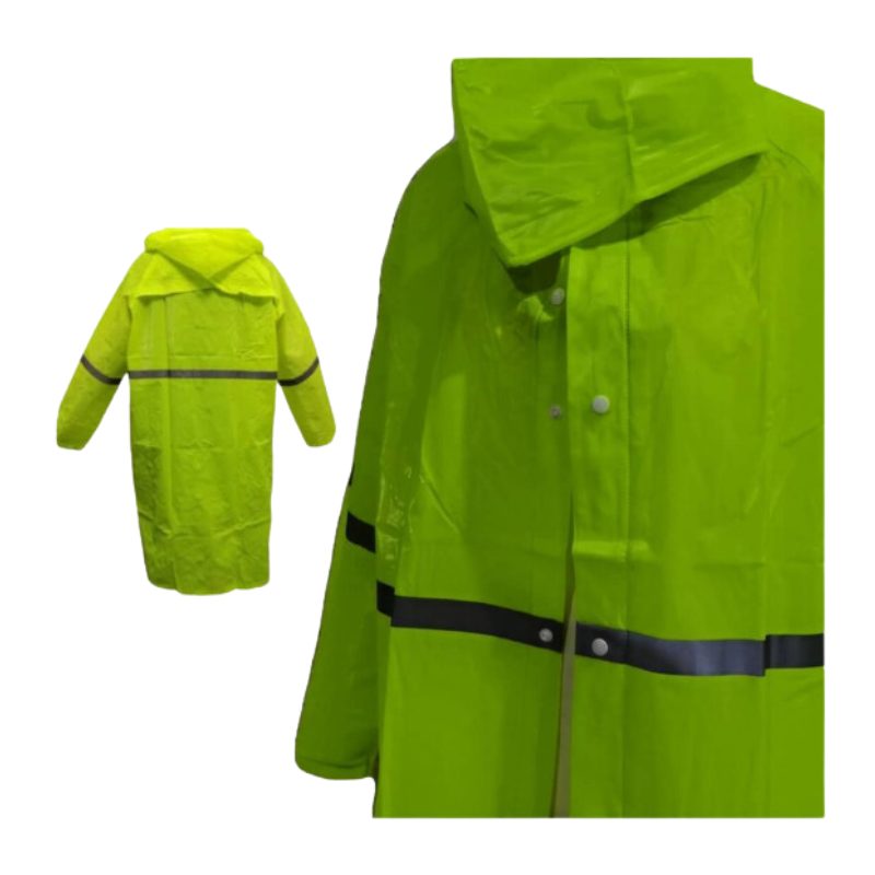 Reflective Raincoat - Long Jacket