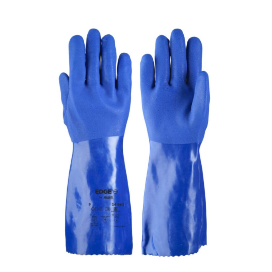 Ansell EDGE® 14-663 Medium-Duty PVC Work Gloves