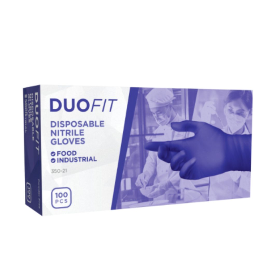 ATEM DuoFit 350-21 Disposable Nitrile Gloves (Box of 100) - Image 2