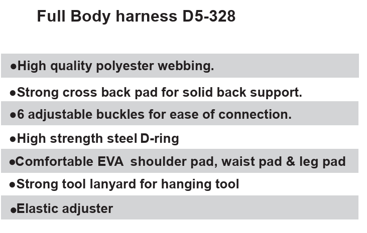BST Premium Full Body Harness - D5 Series Five Point Harness - Image 4